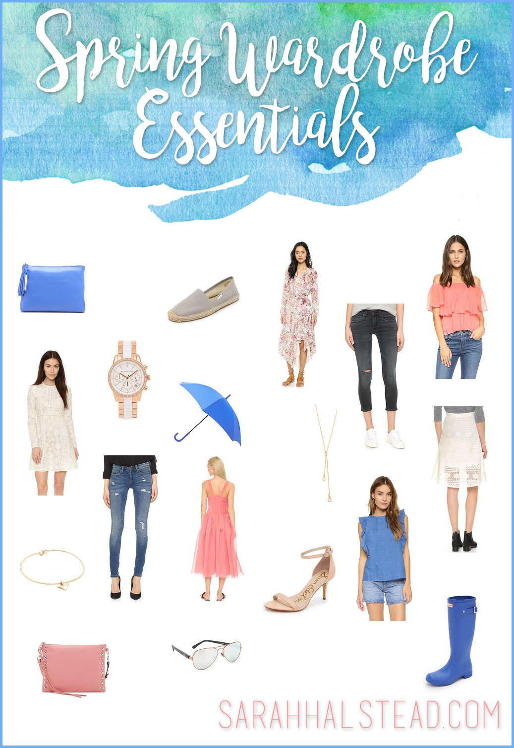 Spring Wardrobe Essentials Sarah Halstead